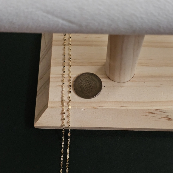 14k Gold Necklace 16 Inch - Picture 3 of 7